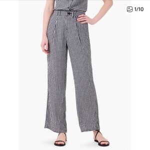 Nic + Zoe Drapey Gingham Pants Size 16 NWT